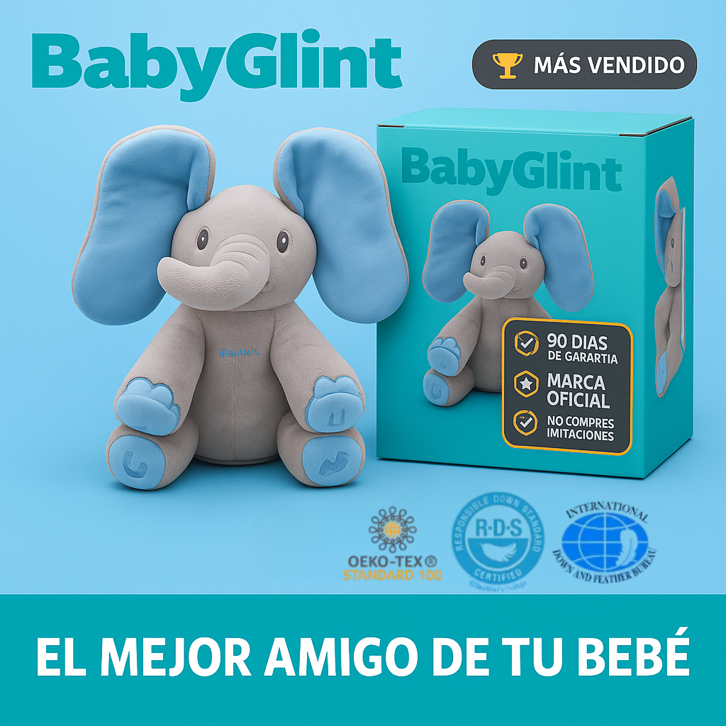 Elefante BabyGlint® - Haz feliz a tu bebe